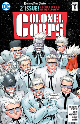 Illustration for article titled Kentucky Fried Chicken and DC Comics continue their weird, fruitful collaboration